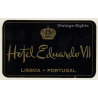 Lisboa / Portugal: Hotel Eduardo VII (Vintage Luggage Label ~1940s)