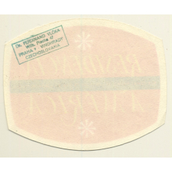 Lisboa / Portugal: Residencia América (Vintage Luggage Label)