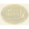 Thasos / Greece: Hotel Xenia - Sailing Ship (Vintage Luggage Label)