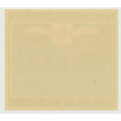 Clarendon Hotel (Trust House) - Derby / Great Britain (Vintage Luggage Label 1950s)