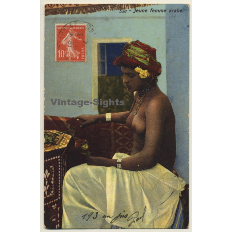 Lehnert & Landrock N°538: Jeune Femme Arabe / Risqué - Ethnic (Vintage PC 1914) Lehnert & Landrock N°538: Jeune Femme Arabe / Risqué - Ethnic (Vintage PC 1914)