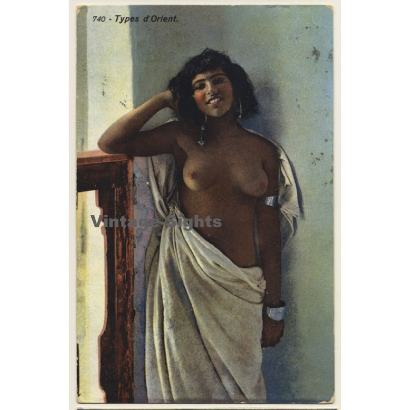 Lehnert & Landrock N°740: Types D'Orient / Risqué - Ethnic (Vintage PC 1914)