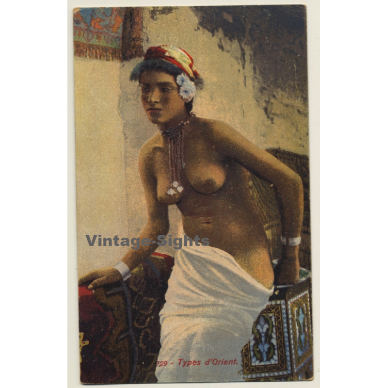 Lehnert & Landrock N°729: Types D'Orient / Risqué - Ethnic (Vintage PC 1917)