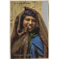Lehnert & Landrock N°593: La Petite Mendiante / Ethnic (Vintage PC ~1910s/1920s)