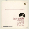 Guangzhou / China: White Swan Hotel (Vintage Luggage Tag)