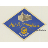 Debrecen / Hungary: Aranybika Hotel (Vintage Luggage Label)