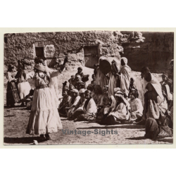 Algeria: Danse Des Ouled-Nail / Nomads - Ethnic (Vintage RPPC CAP)