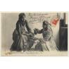 Maghreb: Scène D'Intérieur Arabe / Traditional Garbs - Ethnic (Vintage PC ~1900s/1910s)