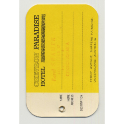 Chevron Paradise Hotel - Surfers Paradis, Queensland / Australia (Vintage Luggage Tag)