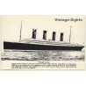 RMS Titanic White Star Liner (PC Titanic Historical Society 1970s)
