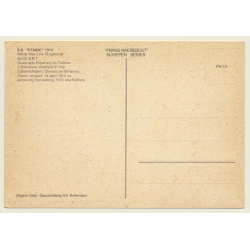 S.S. Titanic 1912 White Star Liner (PC Frans Naerebout Schepen Series ~1970s/1980s )