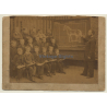 Roubaix / France: Ècole Rue Delezenne - Teacher & Pupils (Vintage Photo ~1900s/1910s)
