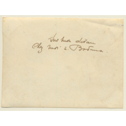 Boduna / Congo Belge: Colonialist Smokes Sebsi / Weed (Vintage Photo 1926)