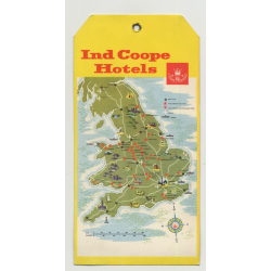 Ind Coope Hotels / U.K. - Great Britain (Vintage Luggage Tag)