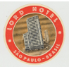 Lord Hotel - Sao Paulo / Brasil (Vintage Luggage Label)