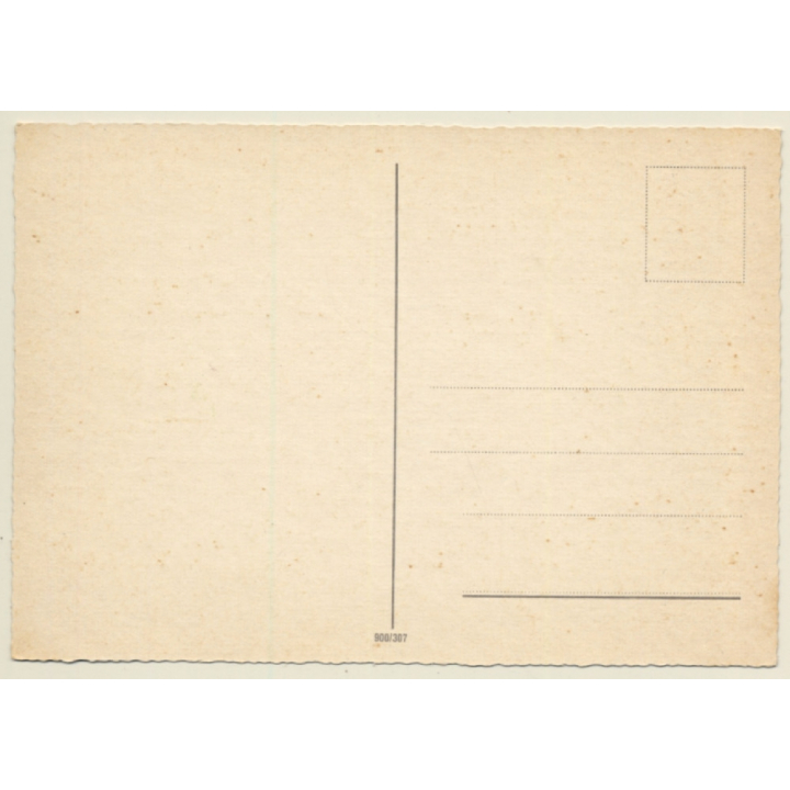 Blonde Nude Showgirl With Bob*2 / Pin-Up - Risqué (Vintage PC 1960s/1970s)