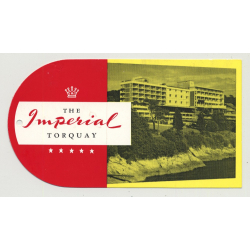The Imperial - Torquay / Great Britain (Vintage Luggage Tag)