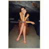 Alluring Slim Nude Smoking Cigarette (Vintage Photo France ~1980s/1990s)
