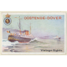 Oostende - Dover Belgian Steamship (Vintage PC ~1920s)