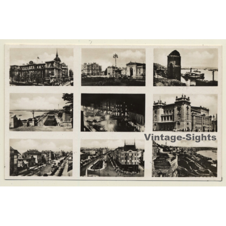 Belgrade / Serbia: Souvenir De Belgrade - 9 Photos (Vintage RPPC)