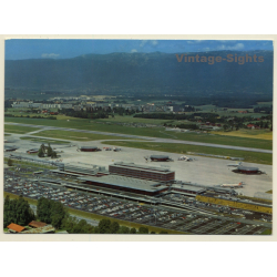 Genève Cointrin / Switzerland: Intercontinental Airport / Aviation (Vintage PC)