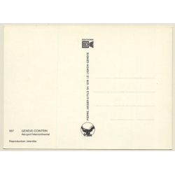 Genève Cointrin / Switzerland: Intercontinental Airport / Aviation (Vintage PC)