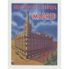 Gran Hotel Victoria - Madrid / Spain (Vintage Luggage Label)