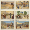 Liebig: 6 x Bilder Aus Palästina (Sammelbilder / Vintage Trading Cards )