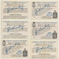 Liebig: 6 x Bilder Aus Palästina (Sammelbilder / Vintage Trading Cards )