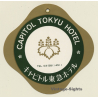 Tokyo / Japan: Capitol Tokyu Hotel (Vintage Hotel Luggage Tag)