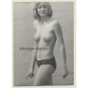 Slim Topless Blonde In Baltic Sea / Boobs - Nudism (Vintage Photo GDR ~1980s)