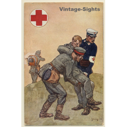 Württ. Landesverein Vom Roten Kreuz (Vintage Postal Stationery 1914)