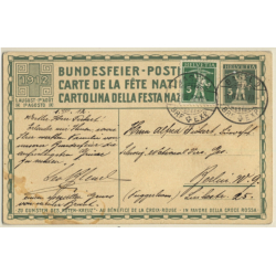 Schweizer Bundesfeier 1912 / Rotes Kreuz (Vintage Postal Stationery)