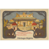 Gruss Aus Indien / Bazar Leidende Kindheit (Vintage Postal Stationery 1900)