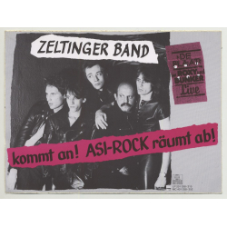 Zeltinger Band - De Plaat (Rare Vintage Promo Sticker 1979 Gay Punk Rock)