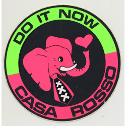 Casa Rosso - Do It Now (Vintage Sticker / Amsterdam Erotic Theatre)