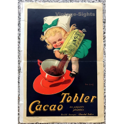John Onwy: Tobler Cacao (Rare Vintage Poster France ~1920s)