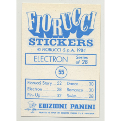 Fiorucci Nr. 55 Electron Series Of 28 (Vintage Panini Sticker 1984)