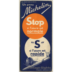 Pneu Michelin 79: Bordeaux - Montauban (Vintage Map 1930s/1940s)
