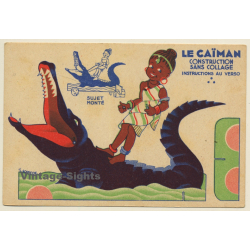 La Blédine - Le Blécao: Le Caiman / Gougeon (Vintage Adertisement PC 1930s/1940s)