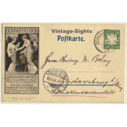 Nürnberg Jubiläums Landes Ausstellung 1906 (Vintage Postal Stationery)