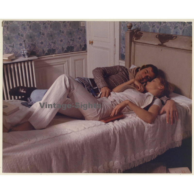 Roger Vadim & Sirpa Lane - La Jeune Fille Assassinée (Vintage Photo 1974)