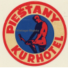 Piestany / Slovakia: Kurhotel (Vintage Luggage Label)