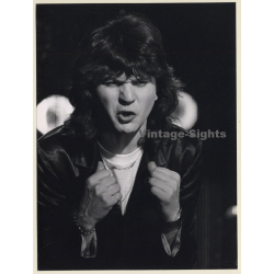 Daniel Balavoine On Stage*3 / Starmania? (Vintage Press Photo 1970s/1980s)