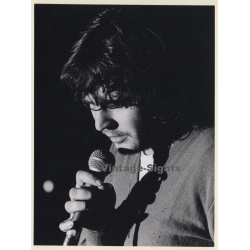 Daniel Balavoine On Stage*1 / Close-up (Vintage Press Photo 1970s/1980s)