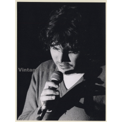 Daniel Balavoine On Stage*3 / Close-up (Vintage Press Photo 1970s/1980s)