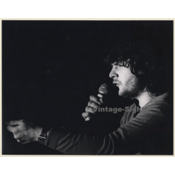 Daniel Balavoine On Stage*5 / Close-up (Large Vintage Press Photo 1970s/1980s)