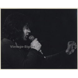 Daniel Balavoine On Stage*6 / Close-up (Large Vintage Press Photo 1970s/1980s)