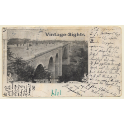 New York / USA: Washington Bridge (Vintage PC 1900)