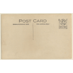 2 Men On Four Wheeled One Horse Carriage (Vintage RPPC ~1910s/1920s)